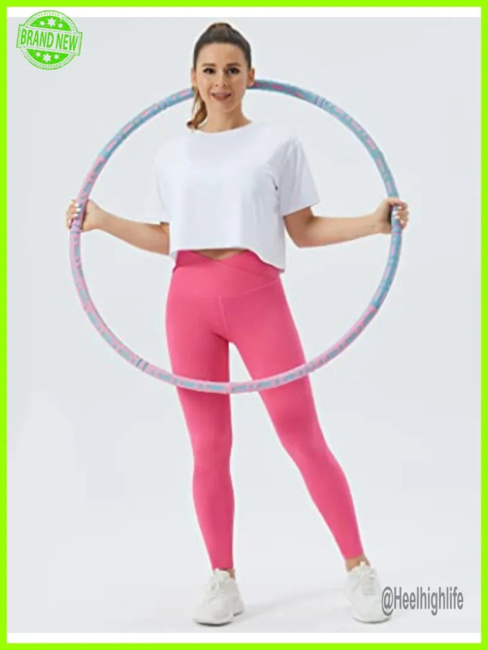 Crop T-Shirt Boxy Yoga Workout Short Sleeve Athletic Top